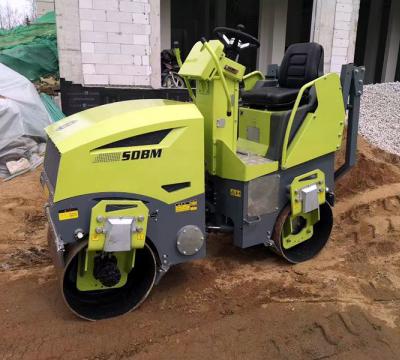 奔馬小型壓路機(jī)土方壓實(shí)、溝槽回填施工案例